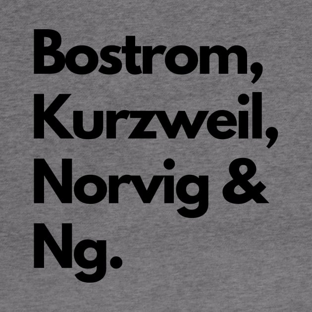 Bostrom, Kurzweil, Norvig & Ng - artificial intelligence community by janvandenenden